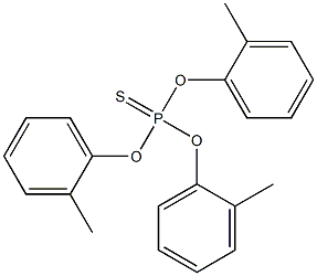 チオりん酸トリス(o-トリル) 化学構造式