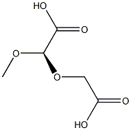 (+)-2-Methoxy[(R)-oxydiacetic acid] Struktur