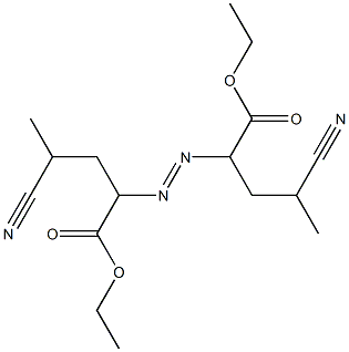 2,2'-Azobis(4-cyanovaleric acid)diethyl ester,,结构式
