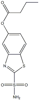 5-(Butyryloxy)benzothiazole-2-sulfonamide