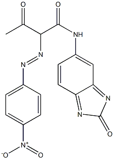  5-[2-(4-Nitrophenylazo)acetoacetylamino]-2H-benzimidazol-2-one