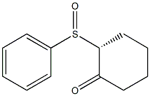 (2R)-2-(Phenylsulfinyl)cyclohexanone,,结构式