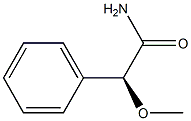 [S,(+)]-2-Methoxy-2-phenylacetamide Struktur