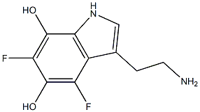 4,6-Difluoro-5,7-dihydroxy-1H-indole-3-ethanamine