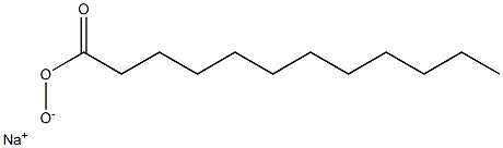 Dodecaneperoxoic acid sodium salt Struktur