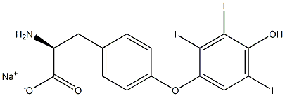 (S)-2-Amino-3-[4-(4-hydroxy-2,3,5-triiodophenoxy)phenyl]propanoic acid sodium salt