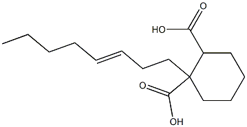 Cyclohexane-1,2-dicarboxylic acid hydrogen 1-(3-octenyl) ester,,结构式