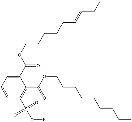 3-(Potassiosulfo)phthalic acid di(6-nonenyl) ester Structure