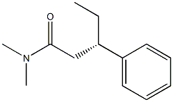 [S,(+)]-N,N-Dimethyl-3-phenylvaleramide,,结构式