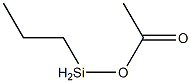 Acetic acid propylsilyl ester|