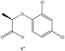 (R)-2-(2,4-Dichlorophenoxy)propanoic acid potassium salt Structure