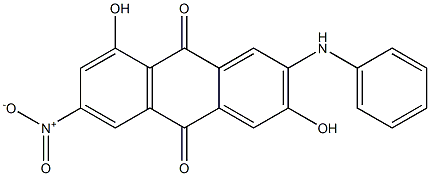 2-Anilino-3,8-dihydroxy-6-nitroanthraquinone