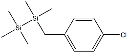 1-(4-Chlorobenzyl)-1,1,2,2,2-pentamethyldisilane Structure