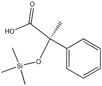 (R)-2-(Trimethylsilyloxy)-2-phenylpropionic acid Structure