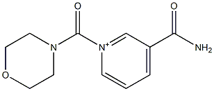 3-(Aminocarbonyl)-1-[(4-morpholinyl)carbonyl]pyridinium