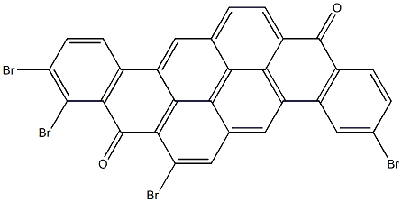 3,7,9,10-Tetrabromo-8,16-pyranthrenedione,,结构式