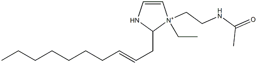  1-[2-(Acetylamino)ethyl]-2-(2-decenyl)-1-ethyl-4-imidazoline-1-ium