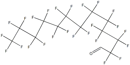 2,2,3,3,4,4,5,5,6,6,7,7,8,8,9,9,10,10,11,11,12,12,13,13,13-Pentacosafluorotridecanal,,结构式