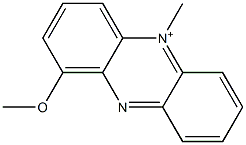 1-Methoxy-5-methyl-5-phenazinium Struktur
