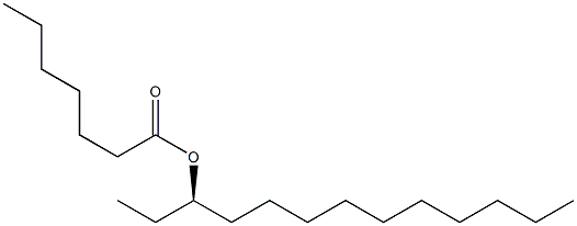 [R,(+)]-3-Tridecanol heptanoate Structure