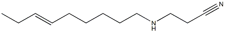 3-(6-Nonenylamino)propiononitrile Structure