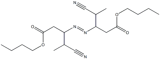 3,3'-Azobis(4-cyanovaleric acid)dibutyl ester Structure