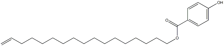 4-Hydroxybenzoic acid 16-heptadecenyl ester,,结构式