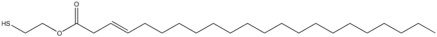 3-Docosenoic acid 2-mercaptoethyl ester Structure