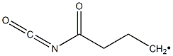 3-(Isocyanatocarbonyl)propyl radical,,结构式