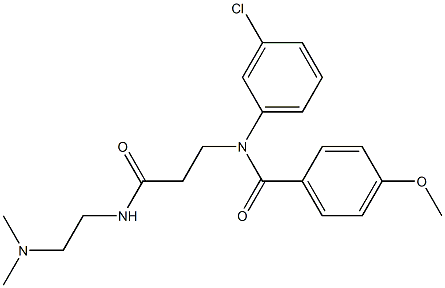  3'-Chloro-N-[2-[[2-(dimethylamino)ethyl]carbamoyl]ethyl]-4-methoxybenzanilide