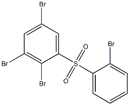 2,3,5-Tribromophenyl 2-bromophenyl sulfone,,结构式