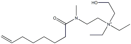 2-[N-Methyl-N-(7-octenoyl)amino]-N,N-diethyl-N-(2-hydroxyethyl)ethanaminium