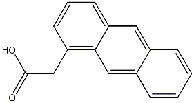 Anthracene-1-acetic acid Structure