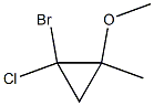 1-Bromo-1-chloro-2-methyl-2-methoxycyclopropane