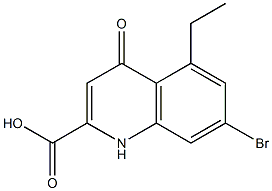 7-Bromo-5-ethyl-1,4-dihydro-4-oxoquinoline-2-carboxylic acid
