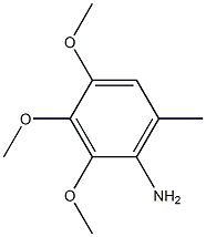 2,3,4-Trimethoxy-6-methylaniline 结构式