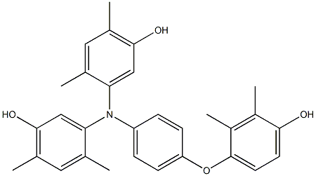  N,N-Bis(5-hydroxy-2,4-dimethylphenyl)-4-(4-hydroxy-2,3-dimethylphenoxy)benzenamine