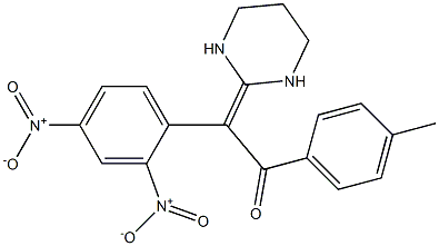 2-[(2,4-Dinitrophenyl)(4-methylbenzoyl)methylene]hexahydropyrimidine