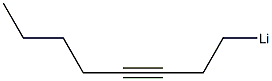 3-Octynyllithium Structure