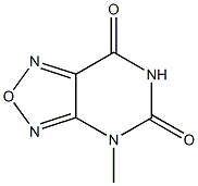 4-Methyl[1,2,5]oxadiazolo[3,4-d]pyrimidine-5,7(4H,6H)-dione,,结构式