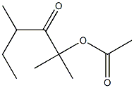 2,4-Dimethyl-2-acetoxy-3-hexanone