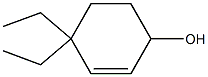 4,4-Diethyl-2-cyclohexen-1-ol Struktur