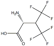 (R)-2-Amino-4,4,4-trifluoro-3-(trifluoromethyl)butanoic acid Struktur