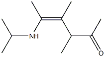 3,4-Dimethyl-2-[isopropylamino]-2-hexen-5-one