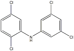 2,5-Dichlorophenyl 3,5-dichlorophenylamine Structure