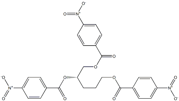 Tris(p-nitrobenzoic acid)[S,(+)]-1,2,5-pentanetriyl ester