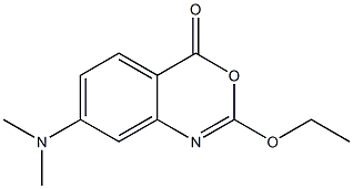 2-Ethoxy-7-dimethylamino-4H-3,1-benzoxazin-4-one Structure