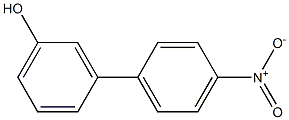 3-(4-ニトロフェニル)フェノール 化学構造式