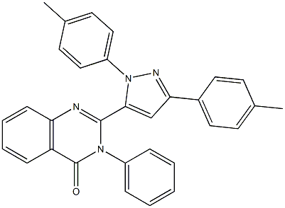  3-(Phenyl)-2-[3-(4-methylphenyl)-1-(4-methylphenyl)-1H-pyrazol-5-yl]quinazolin-4(3H)-one