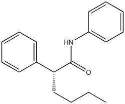 [R,(-)]-2,N-Diphenylhexanamide 结构式